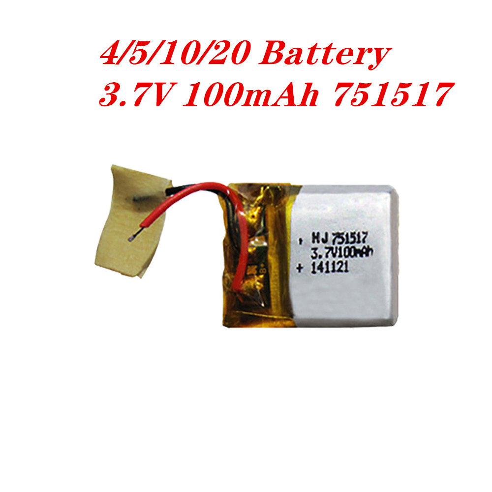 Rc Hobby Airplanes - 4/5/10/20pcs 1S 3.7V 100mAh Lipo Polymer