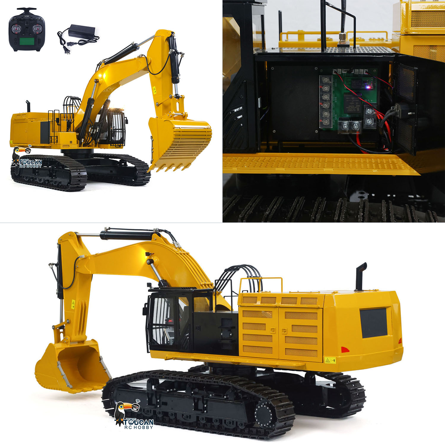 1/8 390F RC Metal Hydraulic Ex - đánh giá và giá Rc Hobby Track