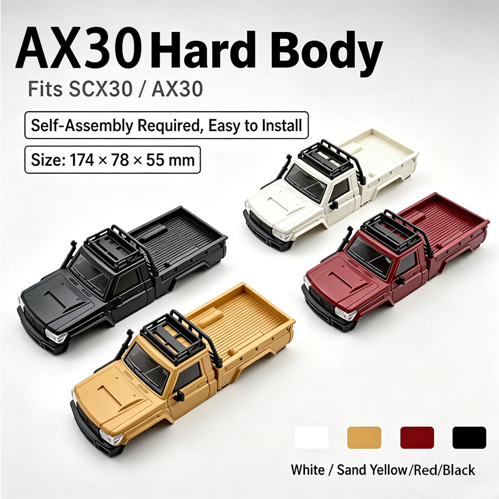 AX30 Pickup Hard Body Shell Fo - đánh giá và giá Rc Hobby Grade Truck