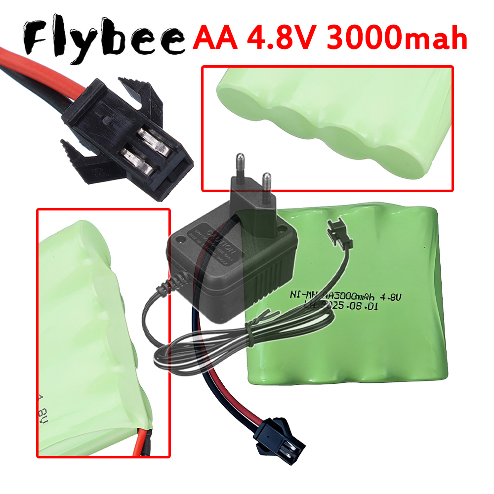 Rechargeable NiMH 4.8V 3000mAh - đánh giá và giá Rc Hobby Charger