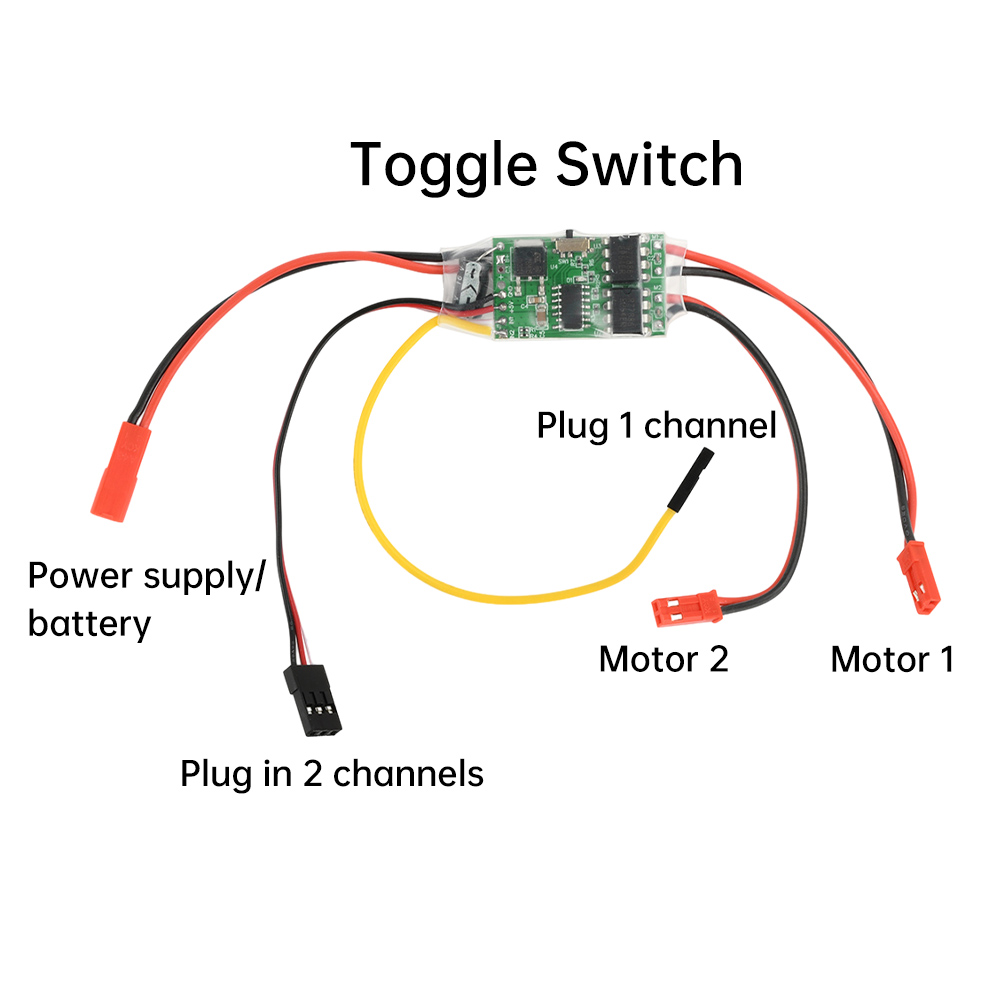 Dual Channel Bidirectional ESC - đánh giá và giá Rc Hobby Track