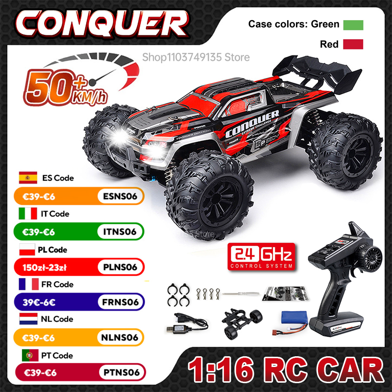 WLtoys 1:16 Scale Large RC Car - đánh giá và giá Rc Hobby Grade Truck