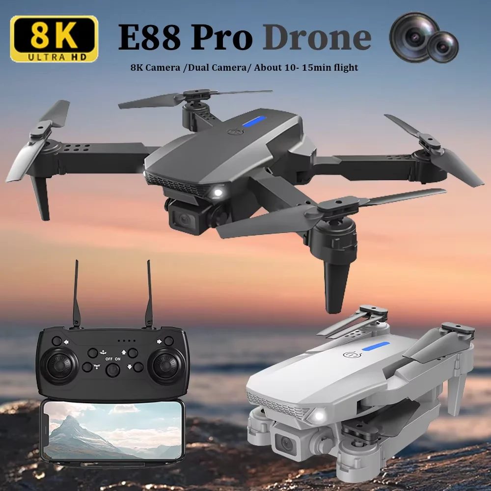 E88 HD 4K Foldable RC Drone wi - đánh giá và giá Rc Hobby Wholesale