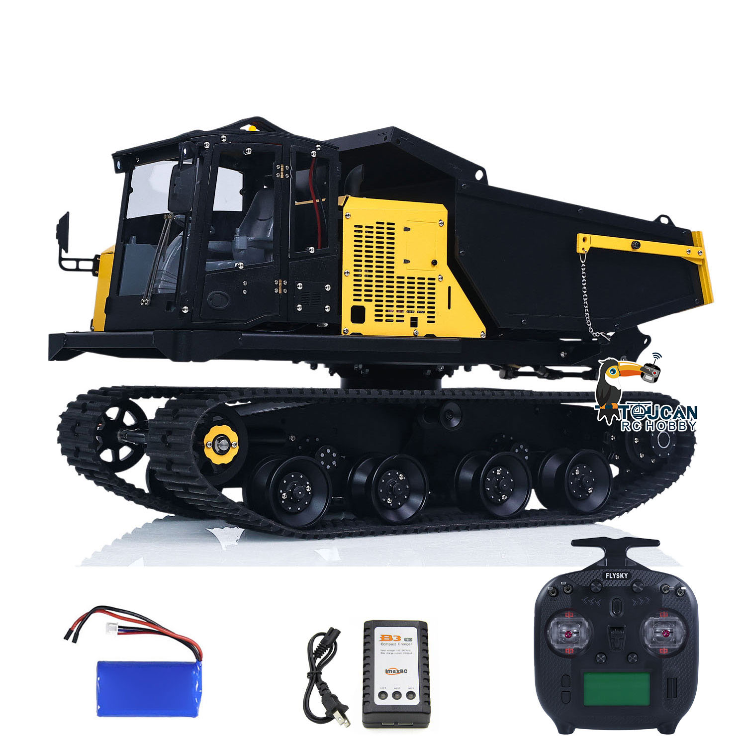 WKLC 1/14 Metal Hydraulic RC D - đánh giá và giá Rc Hobby Track