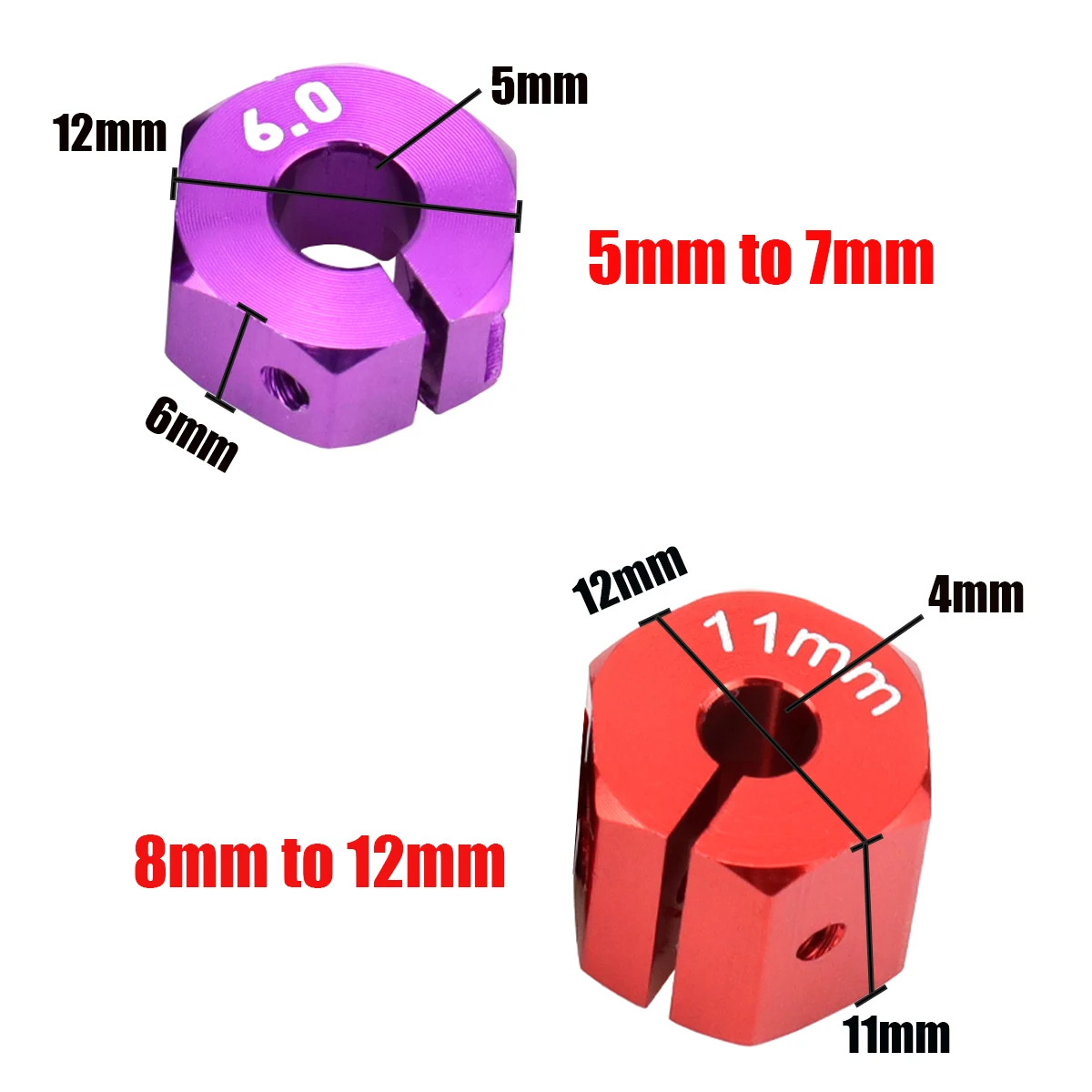 Aluminum 5/6/7/8/9/10/11/12mm  - đánh giá và giá Rc Hobby Track